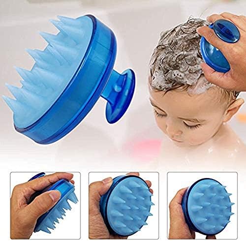 Luckygoo SILISCRUB - The Original Silicone Shampoo Brush With Soft Silicone Brush Hair Scalp Massager Scalp Care Brush