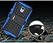 ykooe Moto X Pure Edition Case (5.7 inch), (Armor Series) Heavy Duty Protection Hybrid Shockproof Dual Layer Protective Case Cover with Stand for Motorola MotoPure Edition (Blue)