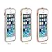 Luxury Diamond Crystal Rhinestone Bling Metal Frame Bumper Case Cover for Iphone 6 (4.7-inch) (Rose Gold)
