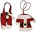 OliaDesign 6pcs Santa Suit Christmas Silverware Holder Pockets