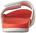 adidas Unisex-Child Adilette CLF Slide Sandal, White/Easy Coral/White, 6