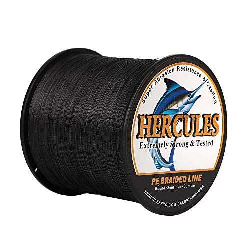 Hercules Super Cast 100m - 2000m 109-2196 Yards Geflochtene Angelschnur 6lb - 100lb Test für Salzwasser Süßwasser PE Geflecht Fischdraht Superline 4 S