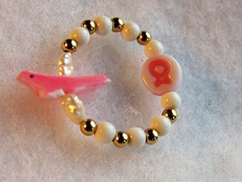 Pink Ribbon Awareness Courage Ring