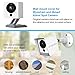Silicone Skin with Security Wall Mount White, Compatible with iSmart Alarm Spot Camera, 2 Pack (Not Contain Camera)