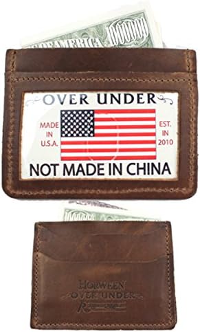 Over Under Horween Simple Card Wallet