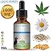 LOGIC REMEDY (1000mg) Organic Hemp Extract & Essential Oil Blend & Omega-3,6,9 Fatty Acids for Dogs & Cats/ Vegan/Peaceful Buddy Fights Stress, Separation Anxiety & Improves Hip Joint Health