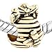CharmSStory Honeycomb Bee Branch European Charm Beads for Bracelets