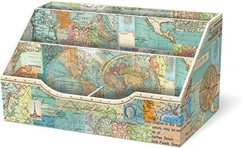 Punch Studio World Atlas Desk Caddy