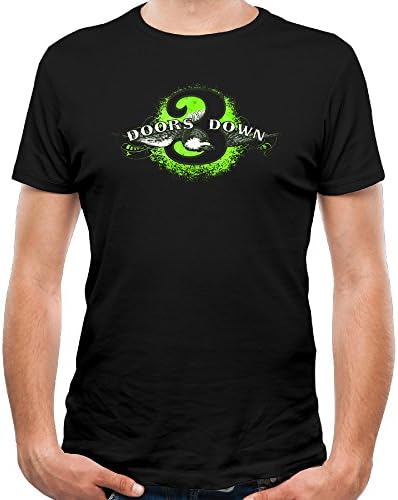Mens Classic Doors Down 3 Logo Cotton T-shirts Tee