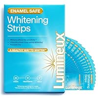 Lumineux Teeth Whitening Strips - 21 Treatments - Peroxide Free - Enamel Safe for Whiter Teeth - Whitening Without The Sensitivity - Dentist Formulated - Sensitivity