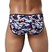 TIAOBU US Men's Camouflage Bikini Underwear Panty Briefs Size Large Red Camouflage