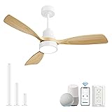 Sofucor 48 Inch Ceiling Fans with Lights, Smart