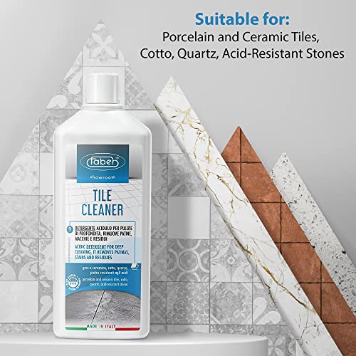 FABER Tile Cleaner Heavy Duty Acidic Detergent for Deep Cleaning On