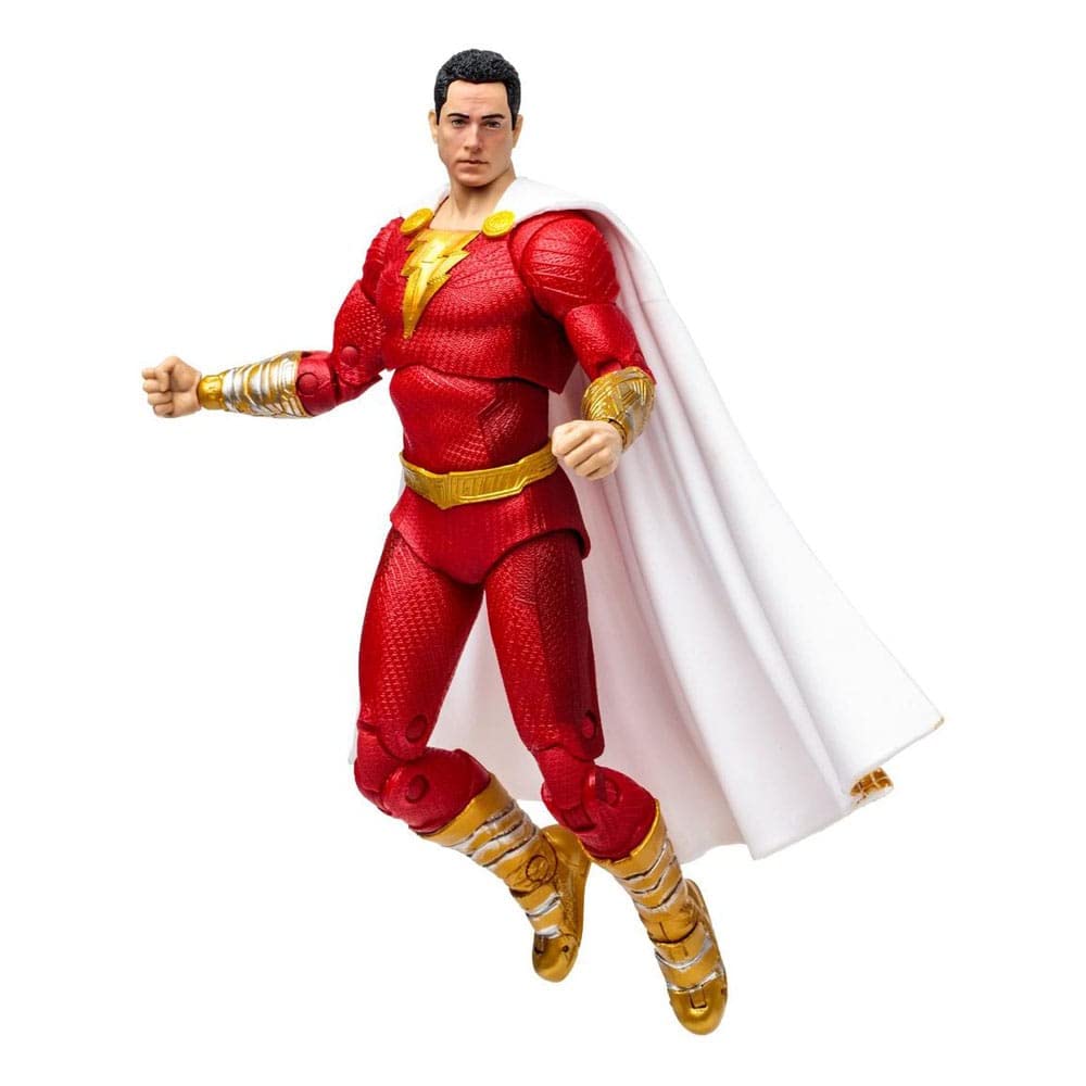 McFarlane Toys, 7-Inch DC Shazam! Fury of the Gods Action Figure with 22 Moving Parts, Collectible DC Shazam Movie Figure with Stand Base Unique Collectible Character Card – Ages 12+