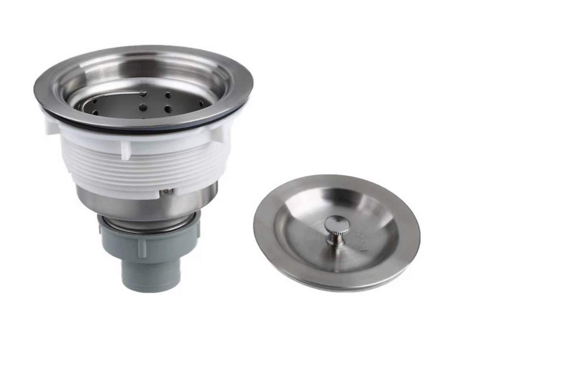 Waste Outlet For Bowl Backwash Sink Hair Strainer Deep Waste with Basket Long Thread 36mm