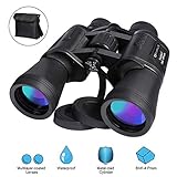 12 x 50 Binoculars for Adults Kids Professional HD Binoculars Compact Lightweight for Birds Watching Hunting Concerts Outdoor Sports Games Travel with Clear Vision & Strap Carrying Bag