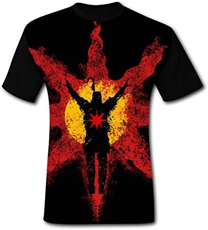EveLe5 Praise The Sun Casual Short Sleeve T Shirt for Mens