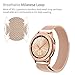 20mm Milanese Loop Watch Straps for Samsung Galaxy Watch 42mm Bands Adjustable Stainless Steel Quick Replacement Strap Wrist Bands for Samsung Galaxy Watch Active/Gear S2 Classic Smartwatch(Rose Gold)