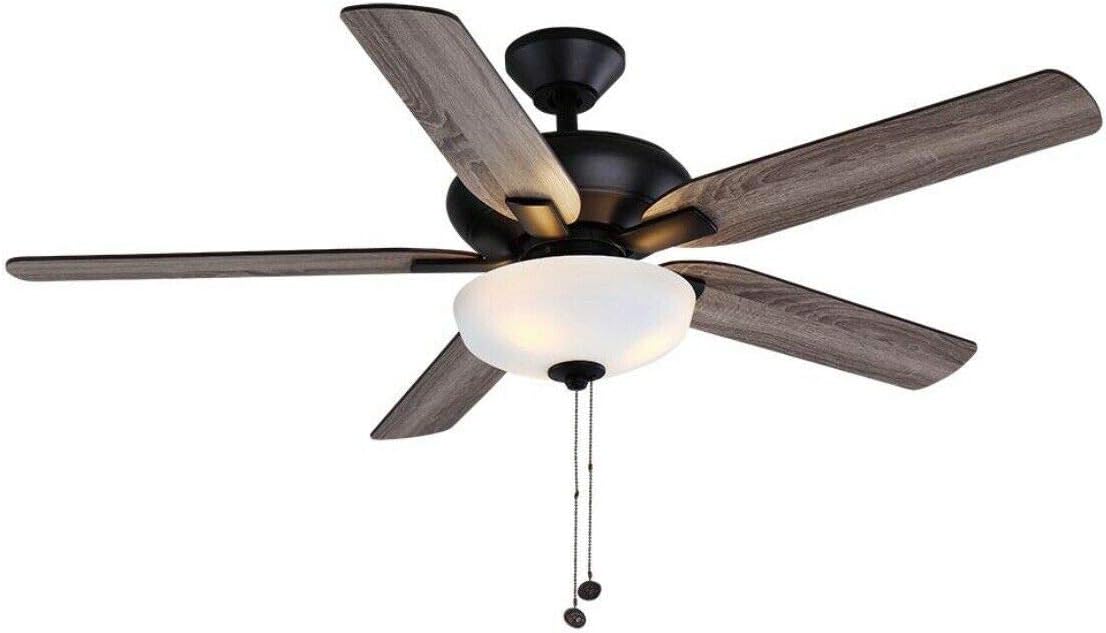Hampton Bay 57264 Holly Springs 52 In Led Matte Black Ceiling Fan