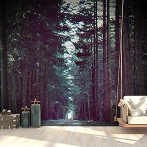 Wall Mural Forest Removable Wallpaper Wall Sticker for Bedroom Living Room - 66x96 inches
