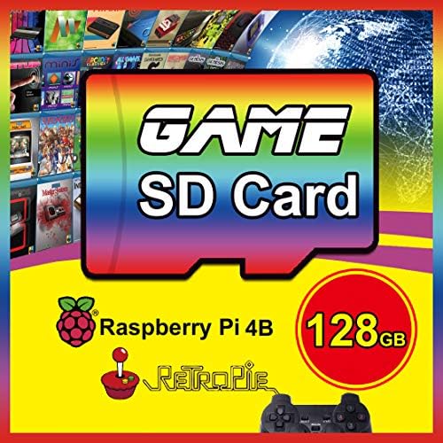 Games Memory Card 128GB for Emulation Games and RETROPIE Game of