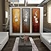 3Pcs Colorful Flower Canvas Abstract Painting Print Art Wall Home Decor Unframed