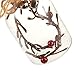 Hanging Glass Christmas Decorations with Steel Handles (2.24 x 3.88 x 2.24 in, 3 Pack)