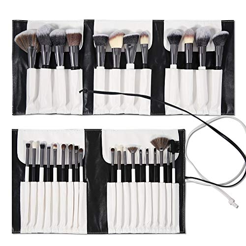 DUcare Professional Makeup Brushes set Panda Series Makeup Brush Set 31Pcs Kabuki Foundation Blending Face Powder Blush Concealers Eye Shadows With Leather Case Organizer