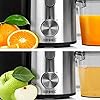 Duronic Juicer JE10 | Centrifugal Juice Extractor | 2 Speed Settings | 1000W | Stainless-Steel | Wide Mouth | For Whole…