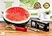 Watermelon Slicer & Melon Baller / Fruit Carving Knife (2 in 1) by GetLifeBasics - Premium Stainless Steel with PVC Handle – Safely Slice, Cut, Dice, Ball, Carve, & Scoop Fresh Fruit with Ease!