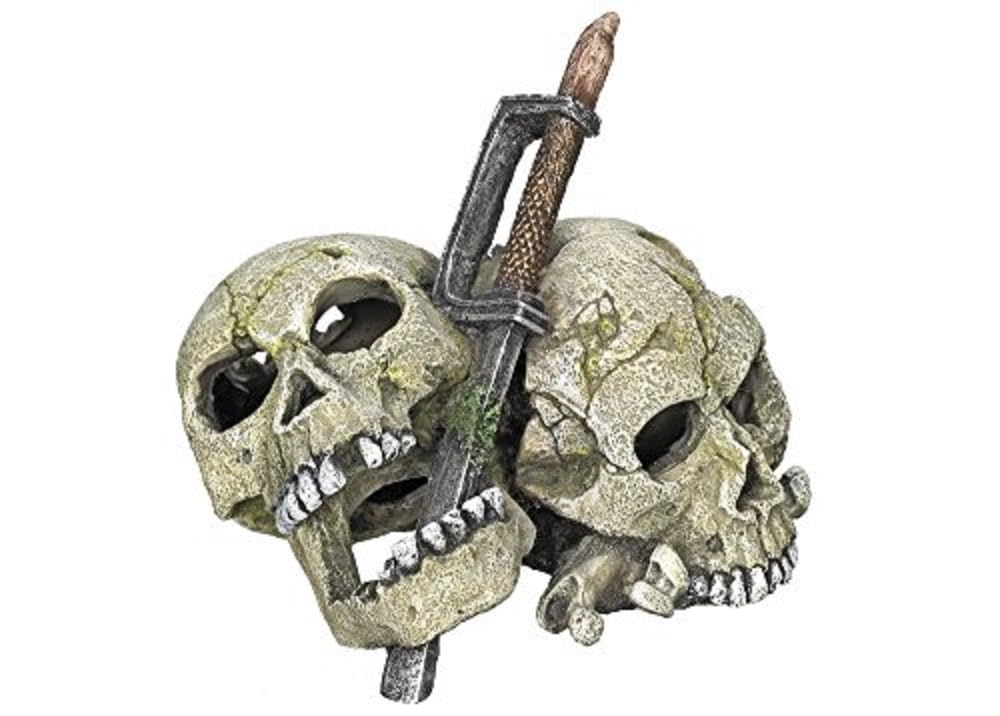 Nobby Skulls Aquarium Hanging Decoration, 14.5 x 12 x 12.4 cm, Plastic, Halloween, Skull