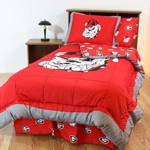 Amazon.com : Georgia Bulldogs 8 pc. FULL Size Bed in a Bag