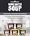 Parks & Nash Instant Bone Broth Soup, All Natural 20g+ Protein Packed Soup (Spicy Chilli, Pack - 4)