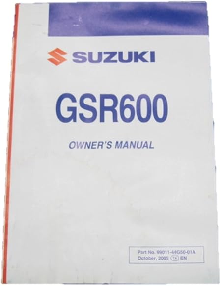 Amazon スズキ Gsr600正規取扱説明書英語版 バイク工具 メンテナンス 車 バイク