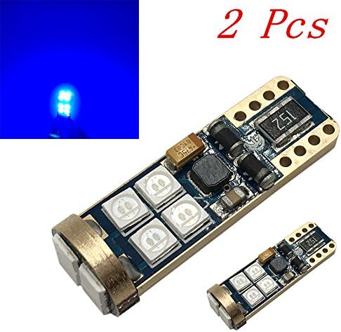 Efoxcity 2017 Newest, 194 Blue LED Light bulb,Turn Sigal, Interior Lights for W5W 194 168 2825 T10, Replacement and Reverse T10 Bulbs