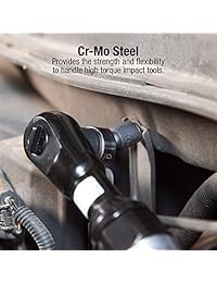 Sunex 3580 Juego maestro de llaves de impacto de 3 8 pulgadas, pulgadas métricas, estándar de profundidad, 6 puntas, Cr Mo, 5 16 pulgadas  3 4 pulgadas, 8 mm   19 mm, E5   E16   T20   T55, 80 piezas