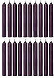 Biedermann & Sons Chime or Tree Candles 20-Count Box, Purple