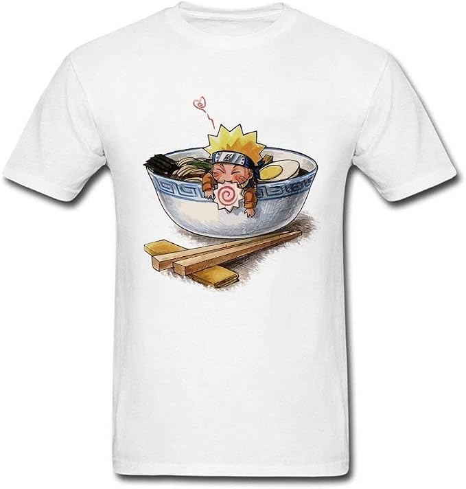 Hayapse Tunsechy Uzumaki Naruto Ichiraku Ramen T Shirt Amazon co uk 