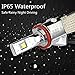 Led Headlights H11 H8 CREE 4800LM 6500K Fanless Cool White Headlight Bulbs Conversion Kit