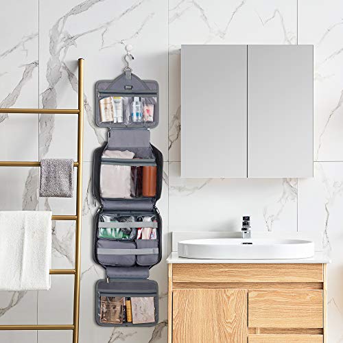 Lizzton Hanging Toiletry Bag for Women Large Travel Cosmetic Bags Accessories Kit Waterproof Makeup Organizer 2 Lizzton Hanging Toiletry Bag for Women Large Travel Cosmetic Bags Accessories Kit Waterproof Makeup Organizer