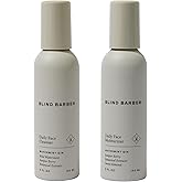 Blind Barber Men's Facial Skincare Set - Daily Face Cleanser (5 oz) and Daily Face Moisturizer (5 oz) - 2-Piece Set for All Skin Types