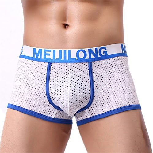 Men's Sexy Underwear Briefs Cotton Sport Trunks Boxer Shorts Soft Ultra-Thin Athletic Knickers Underpants Nightwear