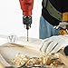 7PCS Masonry Drill Bit Set with Sandblasting Surface Treatment, Meterk Drills Through Concrete,Masonry, Carbide Tipped Bits, Round Shank etc (Silver)