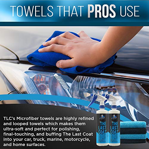The Last Coat Car Polish Set - Liquid Coating Protection Premium Microfiber Towels & Sprayers Included - Paint Care & Repair for Car or Any Surface Use