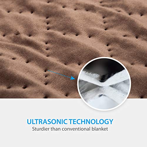 image for Elantrip Machine Washable Electric Heated Blanket 12 Volt for Car Vehi