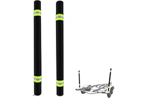 Krismile 60" Boat Trailer Guide Pole Covers,Boat Trailer Guide Protective Cover,Upgrade Heavy Duty 600D Double Plush Lining,E