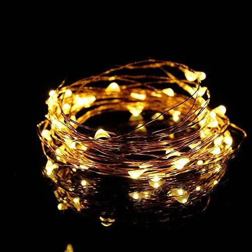 Clearance Sale! String Lights LEEDY 50 LED Unique USB Connector Copper Wire Fairy Light, Home Garden Decor Battery Lights Xmas Wedding Party Festival Stage Ambience Lamp, 5M
