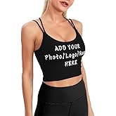 Custom Sports Top Yoga Strap Tank Top, Customized Tank Top with Your Photo Logo Text