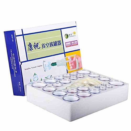 Kangzhu biomagnetic chinese cupping therapy set (24 cup…