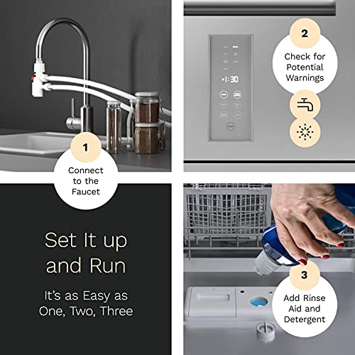 hOmeLabs Digital Countertop Dishwasher with 6 Place Settings Energy